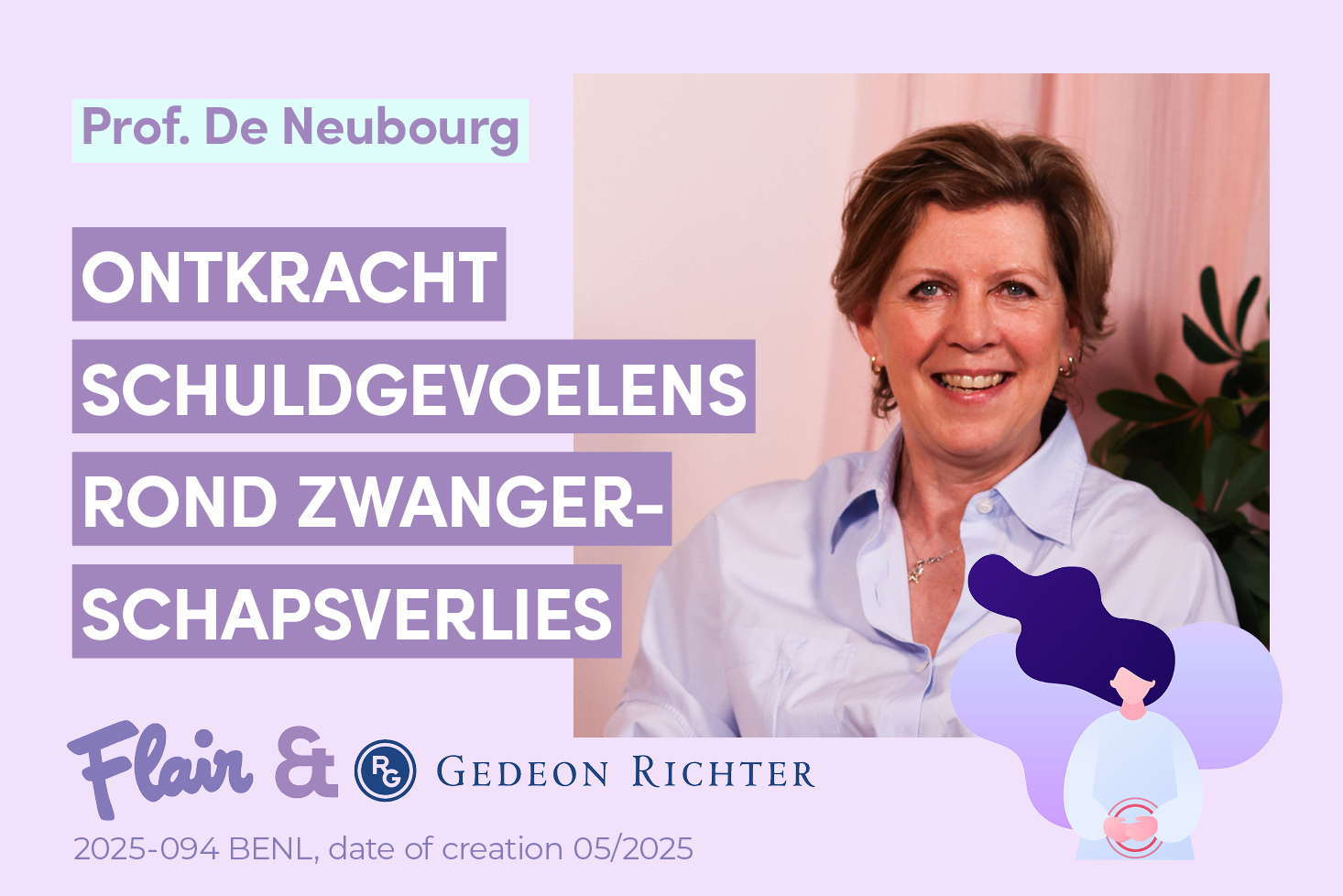 Podcast ‘De Onzichtbare Strijd’: Prof. De Neubourg ontkracht schuldgevoelens rond zwangerschapsverlies.